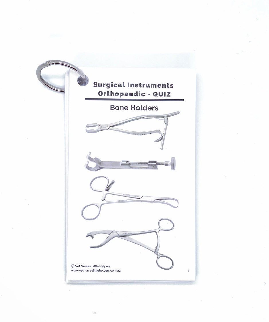 Surgical Instruments - Orthopaedic Quiz Set - Vet Nurses Little Helpers