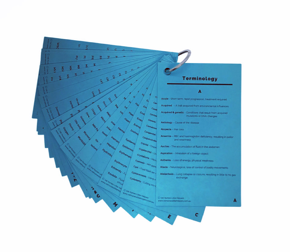 Terminology and Abbreviations - Vet Nurses Little Helpers