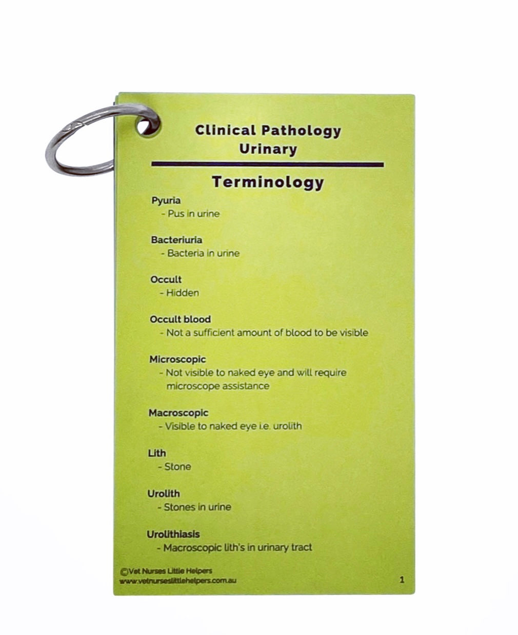 Clinical Pathology - Urinalysis and Faeces