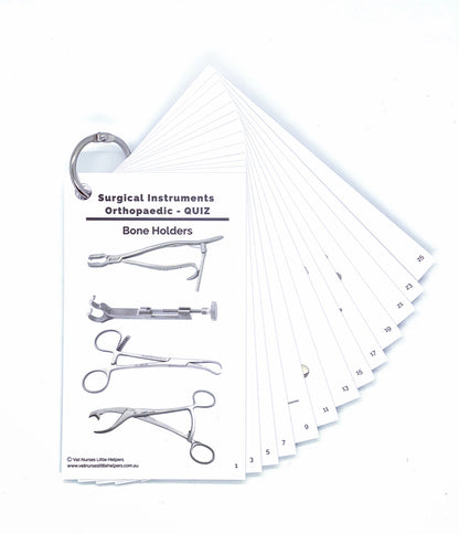 Surgical Instruments - Orthopaedic Quiz Set - Vet Nurses Little Helpers