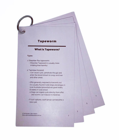 Tapeworm - Vet Nurses Little Helpers