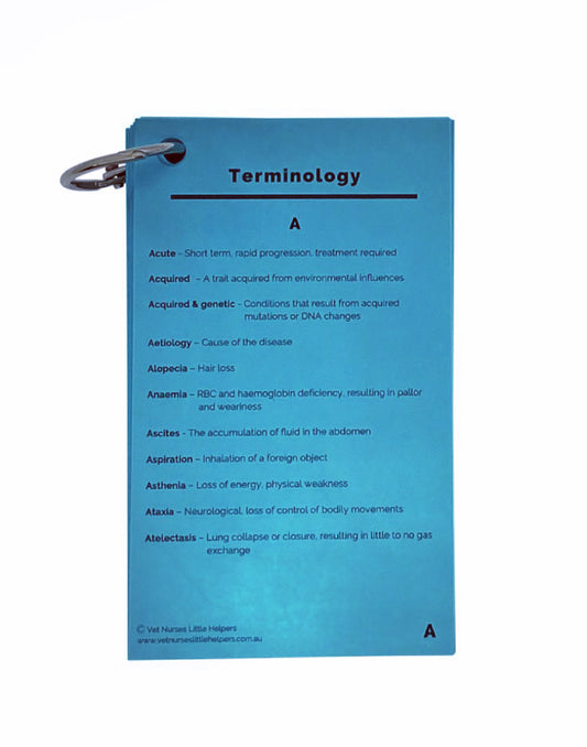 Terminology and Abbreviations - Vet Nurses Little Helpers